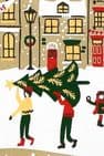 V43021; V43014; V43007 - Xmas Town Bag - GBG320.100 10/PK