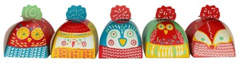 V43144 - Frosty Friends Folding Boxes Set of 5 6/PK
