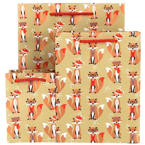 V43397; V43380; V43373 - Festive Fox Bag - GBG318.100 10/PK