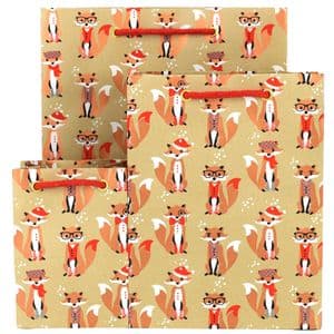V43397; V43380; V43373 - Festive Fox Bag - GBG318.100 10/PK