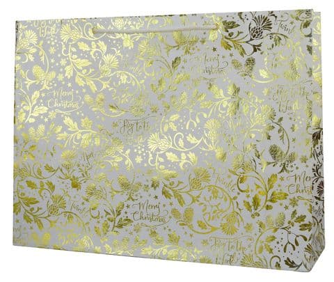 V43571 - Joy To The World Gold XL Bag 5/PK