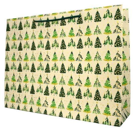 V43694 - Xmas Tree Green XL Bag 5/PK