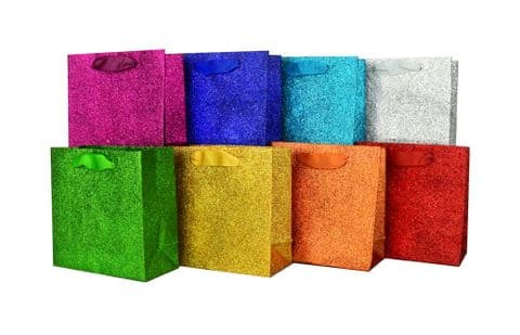 V43861 - Glitter Covered Mini Bag Selection 120/PK
