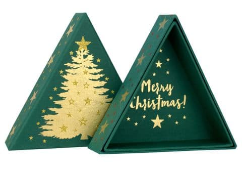V44028 - Triangular Box Xmas Tree 6/PK
