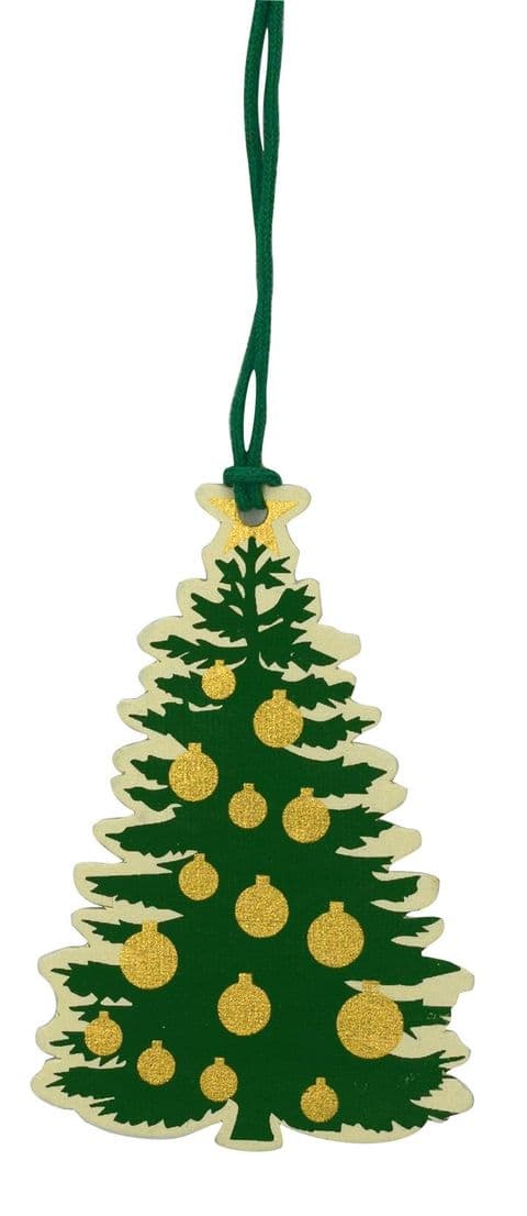 V44141 - Christmas Tree Green Tags Set of 4 12/PK