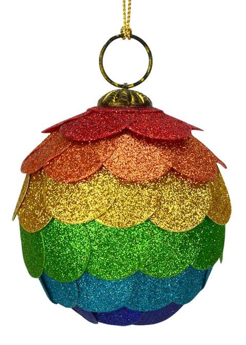 V44295 - Multi-Coloured Ornament 6/PK