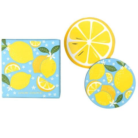 V45629 - Lemons Coasters S/8 4/PK