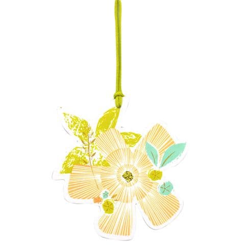 V45810 - Textured Floral Gift Tags S/4 12/PK