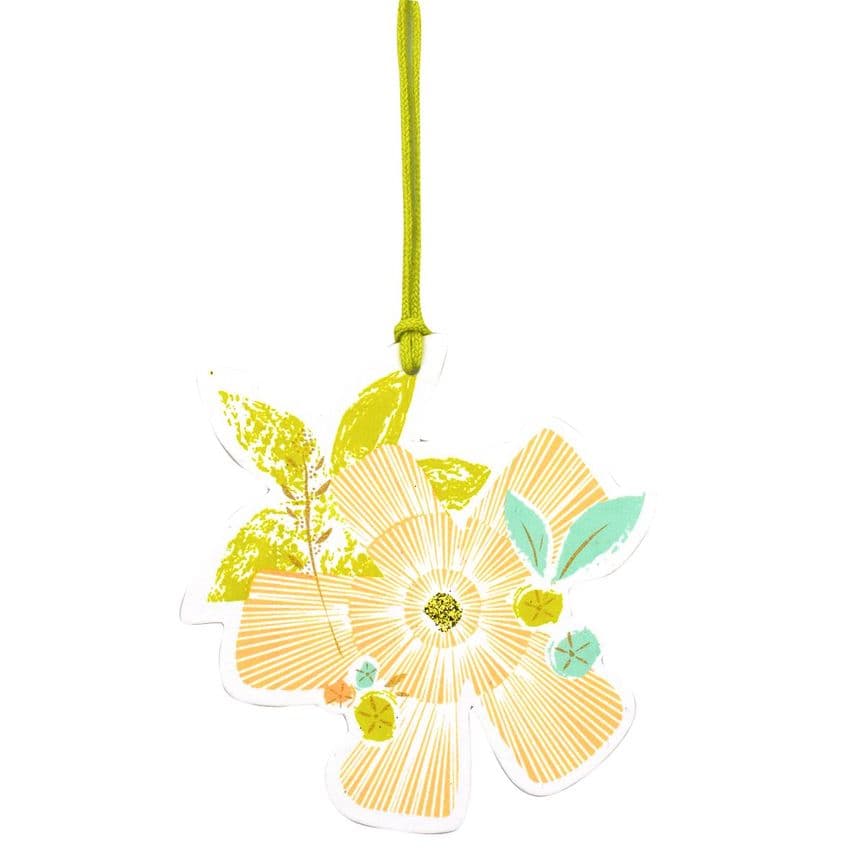 V45810 - Textured Floral Gift Tags S/4 12/PK