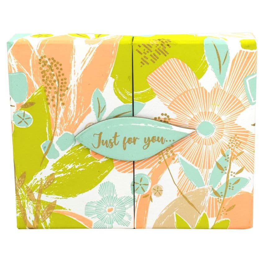 V46213 - Textured Floral Gift Card Box 4/PK