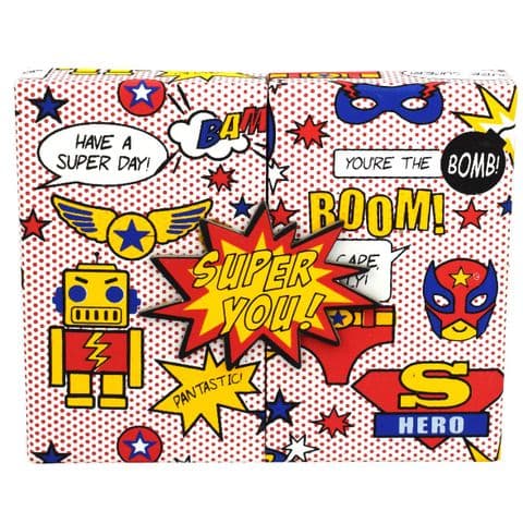 V46282 - Super Hero Gift Card Box 4/PK