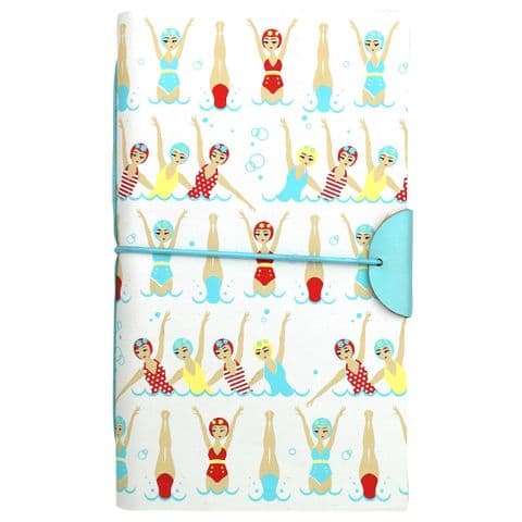 V46374 - Swimmers Leather Journal 4/PK