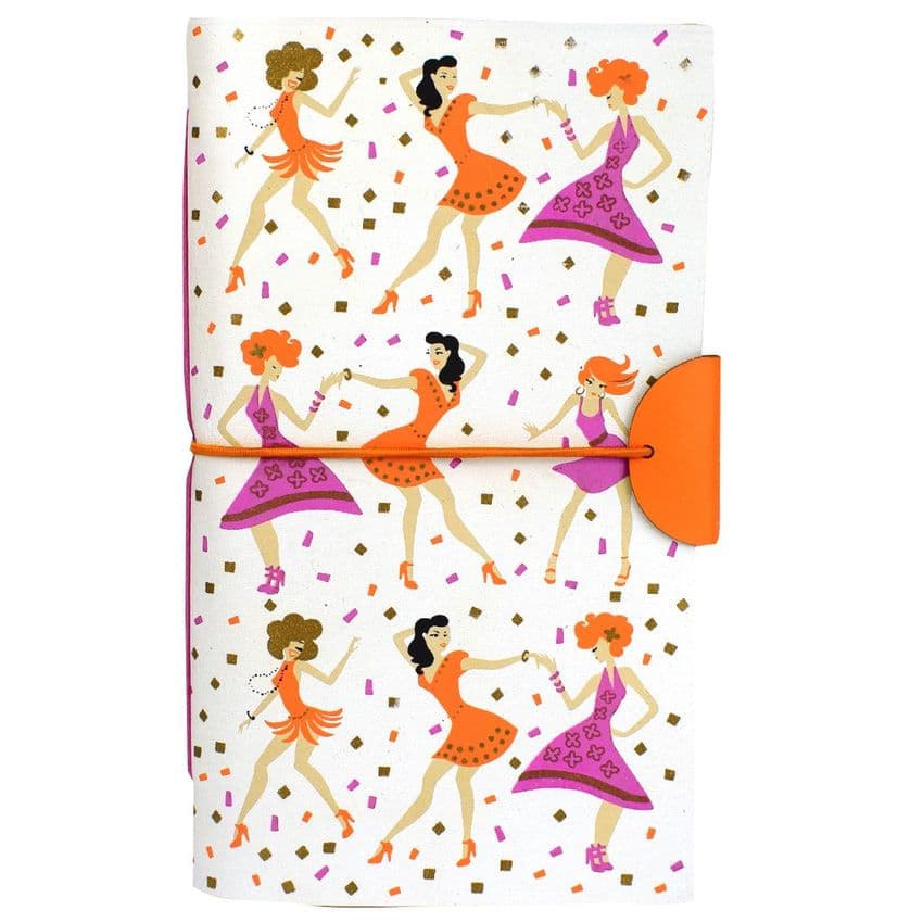V46381 - Dancers Leather Journal 4/PK
