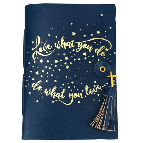 V46398 - Graduation Leather Journal 4/PK