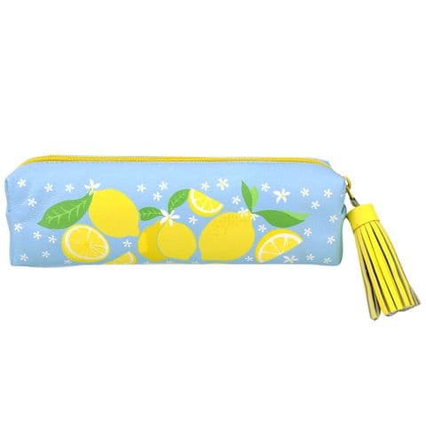 V46480 - Lemons Leather Pouch 4/PK