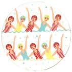 V46565 - Swimmers Coasters S/8 4/PK