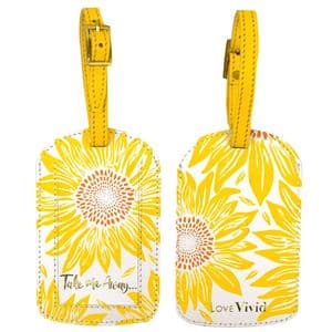 V46619 - Sunflowers Luggage Tag 4/PK