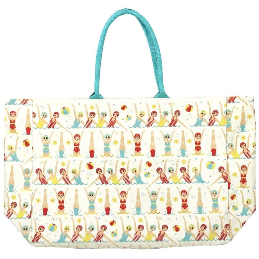 V46848 - Swimmers Canvas Tote 4/PK