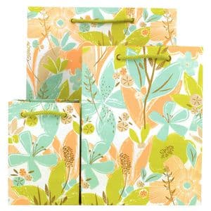 V47104; V47111; V47128 - Texture Floral Bag 10/PK