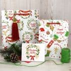 V47562; V47555; V47548 - Christmas Traditions Bags 10/PK