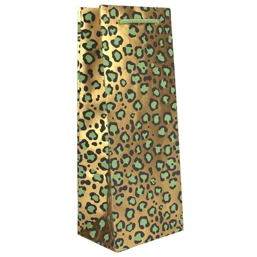 V47647 - All Over Leopard Bottle Bag 10/PK