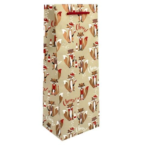 V47685 - Boozy Fox Bottle Bag 10/PK