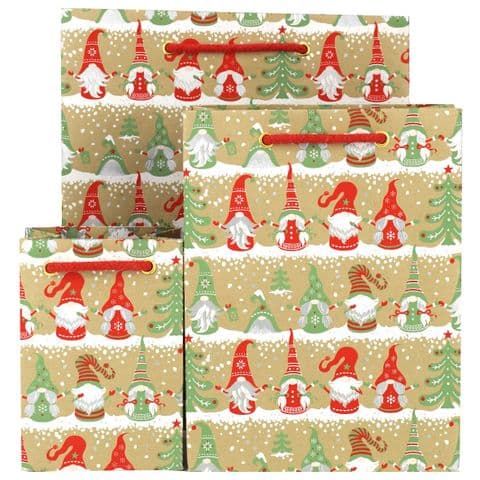V47715; V47708; V47692 - Holiday Gnome Bags 10/PK