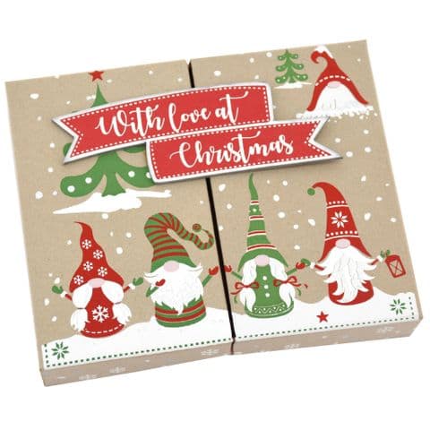 V47807 - Holiday Gnome Gift Card Box 4/PK