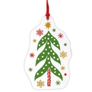 V48057 - Scandi Christmas Tag Set of 4 12/PK