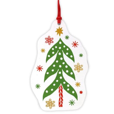 V48057 - Scandi Christmas Tag Set of 4 12/PK
