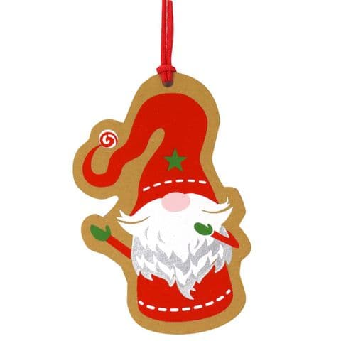 V48064 - Holiday Gnomes Tag Set of 4 12/PK