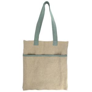 V48231 - Washed Jute Cream Market Bag 4/PK