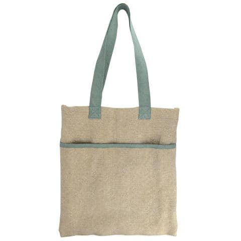 V48231 - Washed Jute Cream Market Bag 4/PK