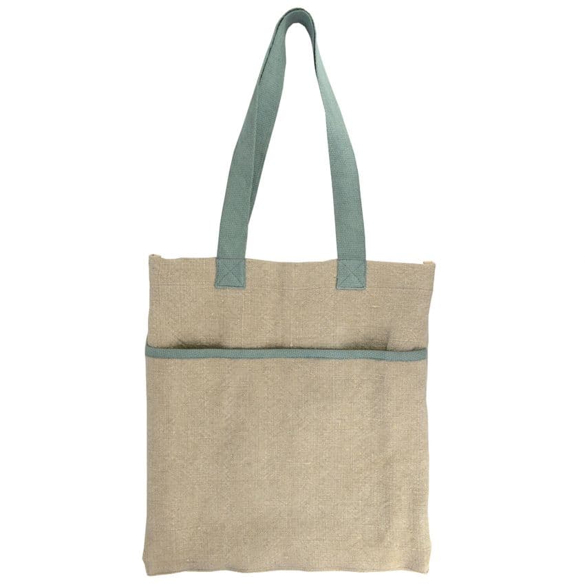V48231 - Washed Jute Cream Market Bag 4/PK