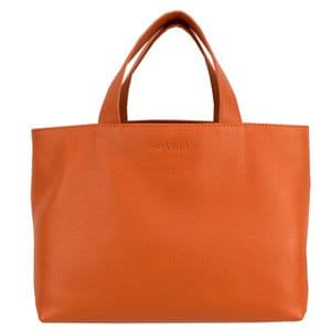 V48293 - Leather Orange Grab & Go Tote 1/PK