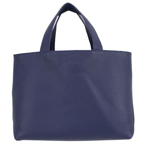 V48309 - Leather Navy Grab & Go Tote 1/PK