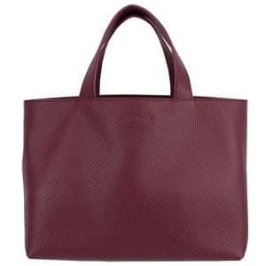V48316 - Leather Plum Grab & Go Tote 1/PK