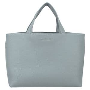 V48323 - Leather Sky Blue Grab & Go Tote 1/PK