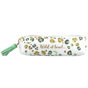 V48408 - Leopard Leather Pouch 4/PK