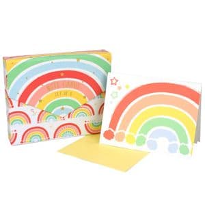 V48767 - Rainbow Note Cards S/8 6/PK