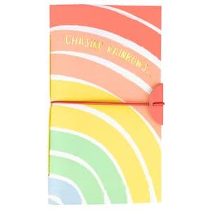 V48781 - Rainbow Leather Journal 4/PK