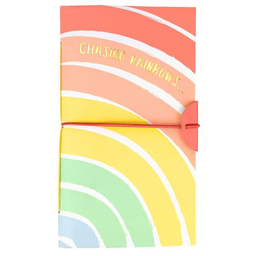 V48781 - Rainbow Leather Journal 4/PK