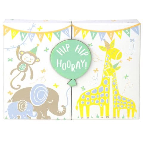 V48934 - Baby Animals Gift Card Box 4/PK