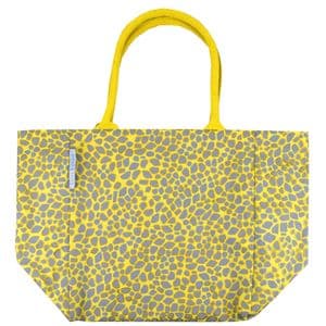 V48958 - Giraffe Canvas 6 Pocket Tote 4/PK