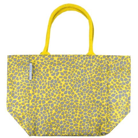 V48958 - Giraffe Canvas 6 Pocket Tote 4/PK