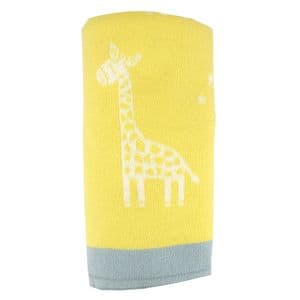V48989 - Giraffe Reversible Baby Blanket 2/PK