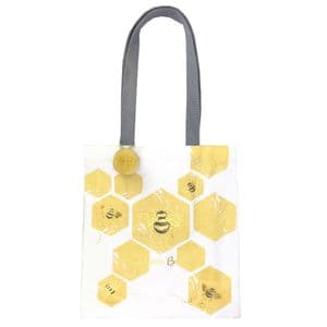 V49313 - Bee Canvas Market Tote 4/PK