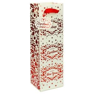 V49689 - Merry Christmas Bottle Bag with tag - GBG287BX.00 10PK