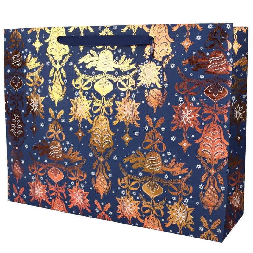 V49955 - Festive Gingerbread XL Bag & Tag - GBG428XL.46 5PK