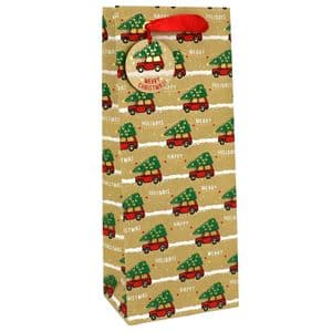 V50081 - Christmas Minis Bottle Bag & Tag - GBG425B.100 10PK